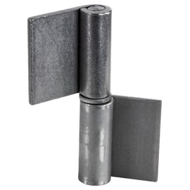 Gedotec Hinges for Welding, Pack of 2, Weld-On Tape for Metal Doors, Weld-On Hinge Height 50 mm, DIN Right, Heavy Duty Hinge for Garden Gates and Machines, Gate Hinge for Steel Gates