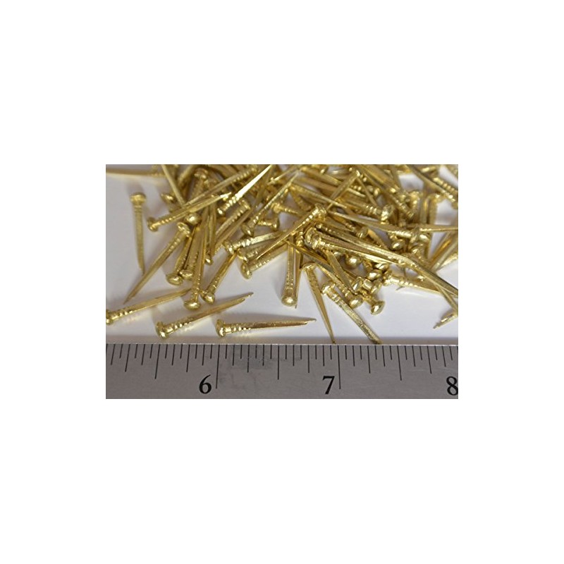 Solid Brass Nails Tacks for Shoes Boots Leather Heels Soles