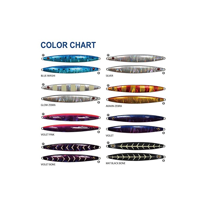 Megabass SLASH BEAT 35413 6.3 oz (180 g) Violet Metal