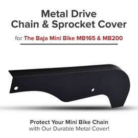 AlveyTech Metal Drive Chain & Sprocket Cover for The Baja Mini Bike MB165 & MB200
