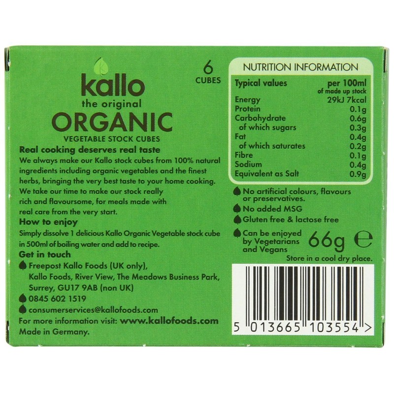 (2 Pack) - Kallo - Organic Vegetable Stock Cubes |
