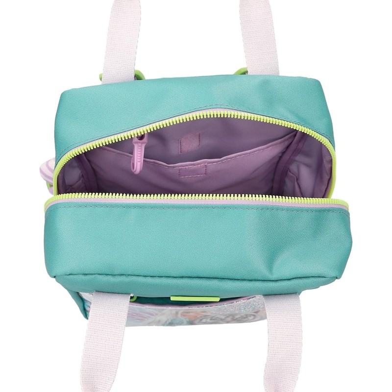 Depesche 12497 TOPModel Fantasy Tiger Backpack in Petrol and Lavender