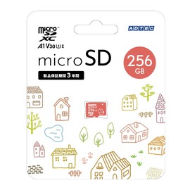 ADTECH microSDXC 256GB UHS-I U3 V30 A1 High Speed 4K UHD Video Full HD Switch Android Domestic Support ADC-MZTX256G/U3