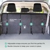 FH Group Car Seat Cover for Back Seat in Black
