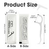 AZEN 2500 Count Dental Floss Bulk, Individually Wrapped Floss Picks,