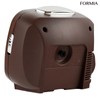Formia HT-A015W-BR Alarm Clock, Luminous, Silent, Continuous Second Hand, Electronic