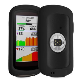 kwmobile Hülle kompatibel mit Garmin Edge 1040/1040 Solar - Silikon GPS Fahrrad Case Schutzhülle - in Schwarz
