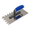 DEWEPRO® Toothed Trowel 270 x 130 mm with Semi-Circular Teeth