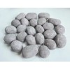 24 Fireplace Ceramic Pebbles, Round Fireplace Stone, Gas Fireplace Logs