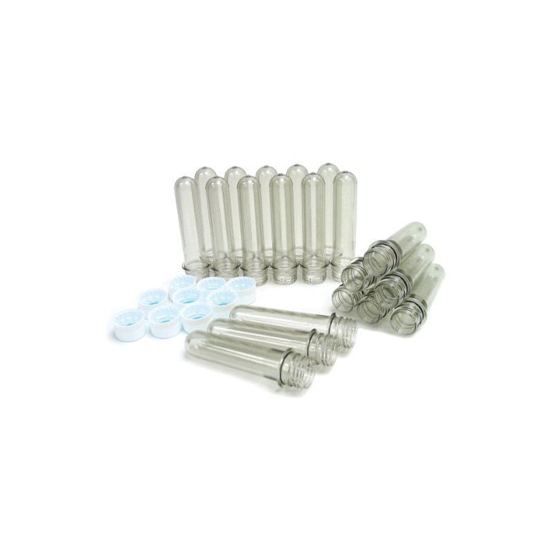 Soda Bottle Preforms and Caps (30/pk)