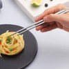 5 Pairs Chopsticks and 5 Spoons Set, YFWOOD 10 Pieces