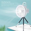 Tripod Stand Fan USB Rechargeable Retractable Portable Camping Fan Hanging
