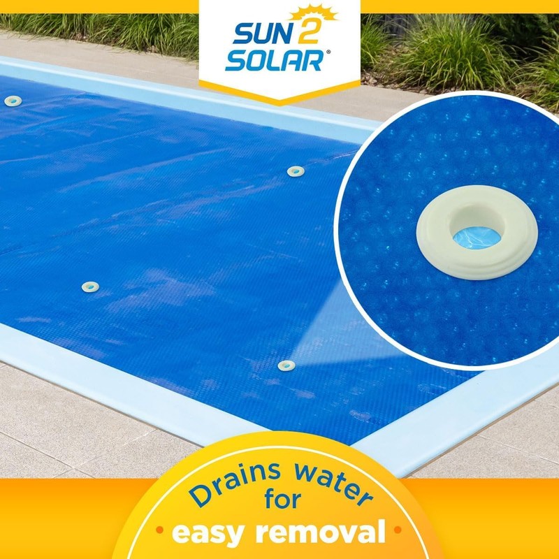 Sun2Solar Blue 14 ft Round Pool Solar Cover | 800