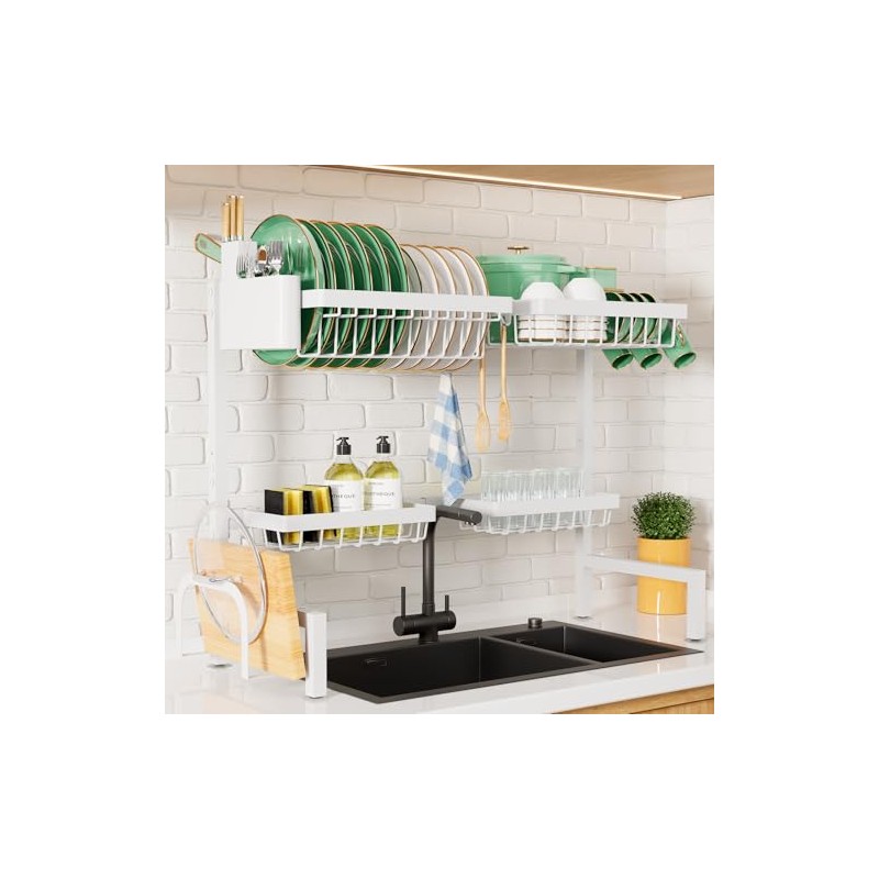 Kitsure Over The Sink Dish Drying Rack - 30.0" to