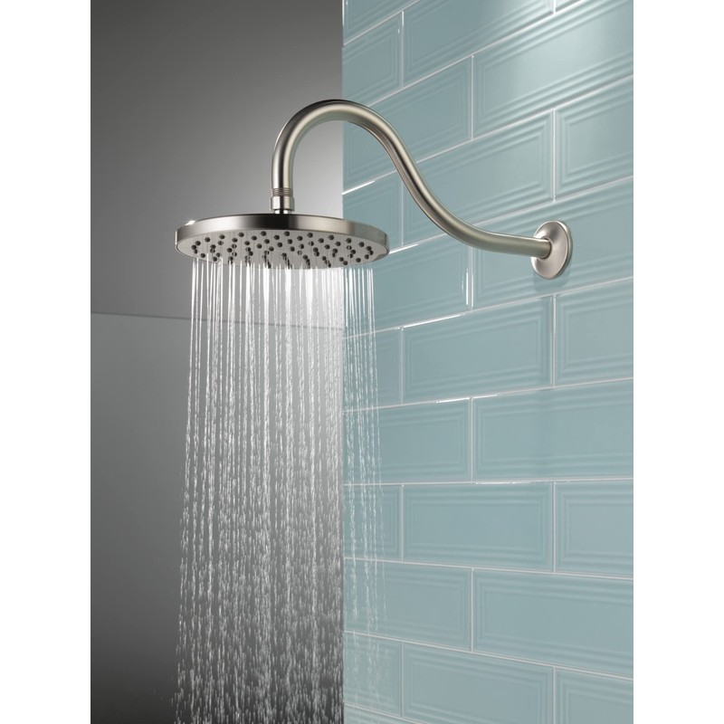 Peerless 76055BN Universal Components Shower Arm, Brushed Nickel (Shower Head
