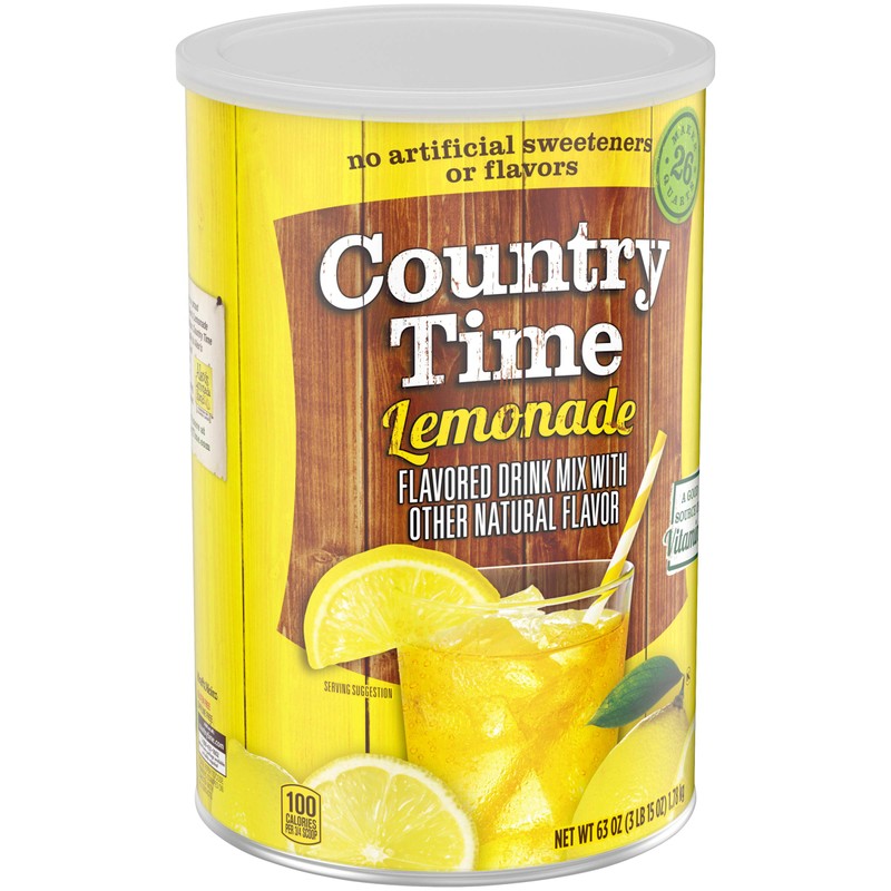 Country Time Lemonade Drink Mix (63 oz Canister)