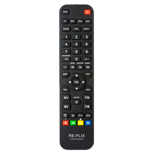 Re-Flix Superior Light 4-in-1 Remote Control for Media P. AGPTEK