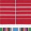 HAVLULAND |Pack of 2| Turkish Beach Towels Oversized 39x71, 100% Turkish Cotton Sand Free Quick Dry Absorbent Towel Travel Blanket for Adults Beach Gift Beach Essentials - Red
