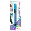 Pentel Arts Wet Erase Chalk Marker, Chisel Tip, Blue Ink,