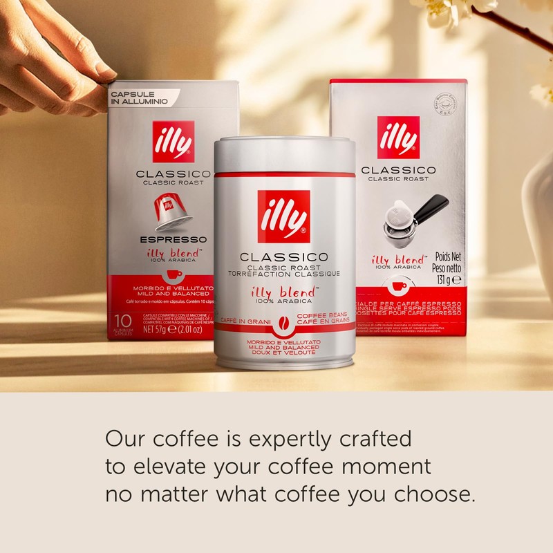 Illy Espresso Compatible Capsules - Single-Serve Coffee Capsules & Pods