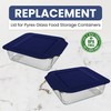 MRX Solutions Replacement Lid Cover for Pyrex 2-QT 8"x8"Glass Baking