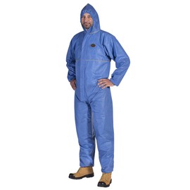 Pioneer Flame Spread Resistant SMS Disposable Coverall - Protects from Chemicals, Paint, Dust - Spunbound Melt-Blown Material