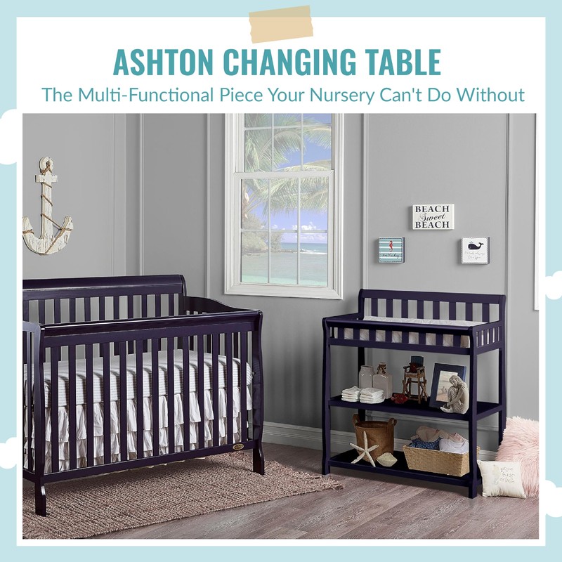 Dream On Me Ashton Changing Table, Navy