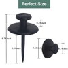 30 PCS Push Pins Picture Hangers Wall Hooks, Double Headed