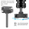 XCAN CNC Spoilboard Surfacing Router Bit 1/4 Shank 1-1/2'' Insert