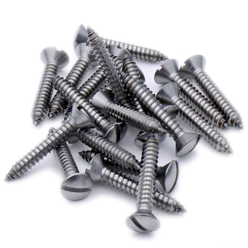 No.14 x 1.25 (6.3mm x 32mm) Slot Raised Countersunk Self-Tapping