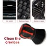 Merdege Car Interior Brush, Soft Bristles with Storage Rack, Car