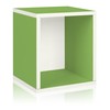 Way Basics 2 Shelf Blox Cube Espresso