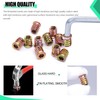 Twidec/80PCS 1/4"-20 Threaded Inserts for Wood Furniture Screw-in Nut Wood
