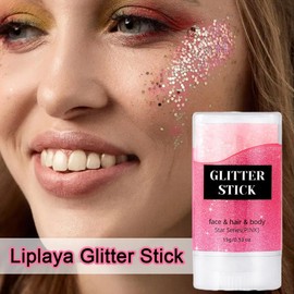 Body Glitter Stick | Clothes Face Shimmer Glitter Stick | Skin-Friendly Cosmetic Shimmer Makeup Sparkling Accessories for Performance Stage