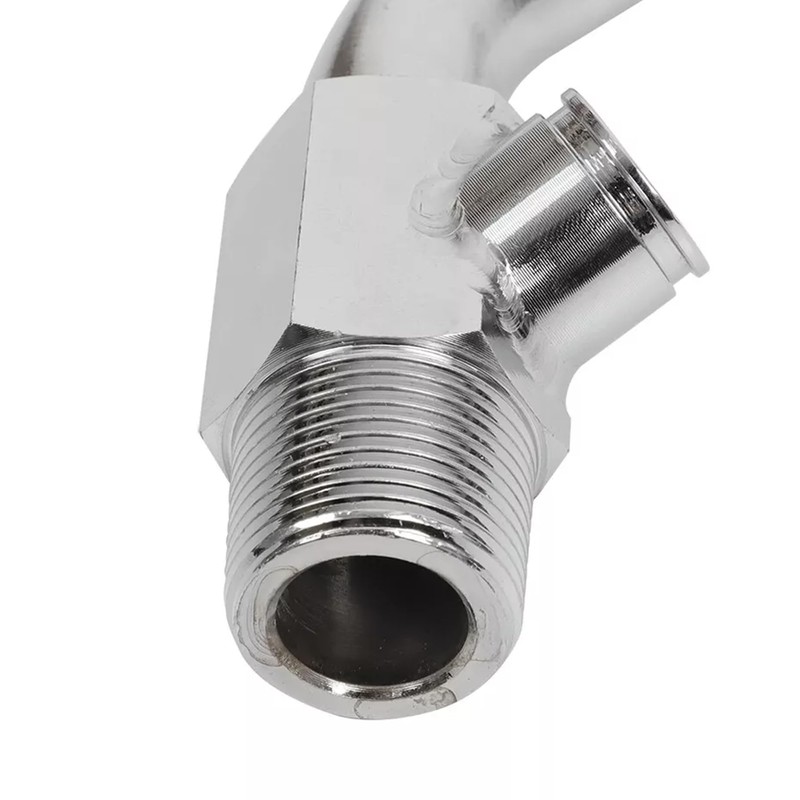 Hot Water Radiator Coolant Temp Sensor Elbow Connector Tube Replace