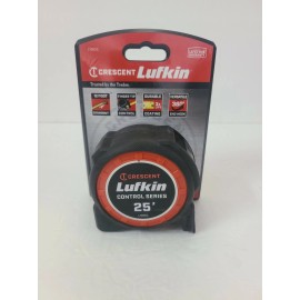 Lufkin New CRESCENT LUFKIN TAPE MEASURE 1-3/16 X 25' Command Control Series Yellow Clad