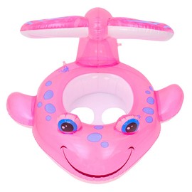 GEMVIE Baby Swimming Ring with Fish Shaped Seat Inflatable Pool Swimming Ring for Kids Girls Age 1-4 Years (Pink)