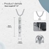 LEECCI Quit Stop Smoking Necklace 925 Sterling Silver Anxiety Breathing