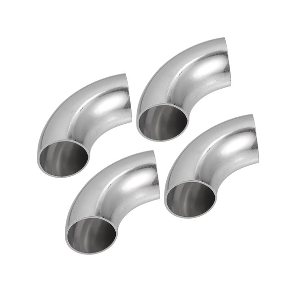 Partuto 90 Degree Steel Exhaust Elbow Pipe Bend Tube Durable