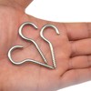 DDHOMIN 20 Pieces Stainless Steel Screw-in Ceiling Cup Screw Hooks