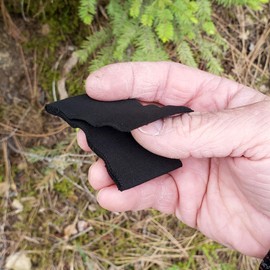 Coopers Bay Charcloth Pack - 4 Rolls - Made in USA - Premium Char Cloth Fire Starter for Camping, Hiking, Bushcraft