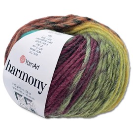 Frida's Wollhaus YarnArt 50g Harmony Wool Yarn Knitting Crochet Gradient 12 Colours (A-7)