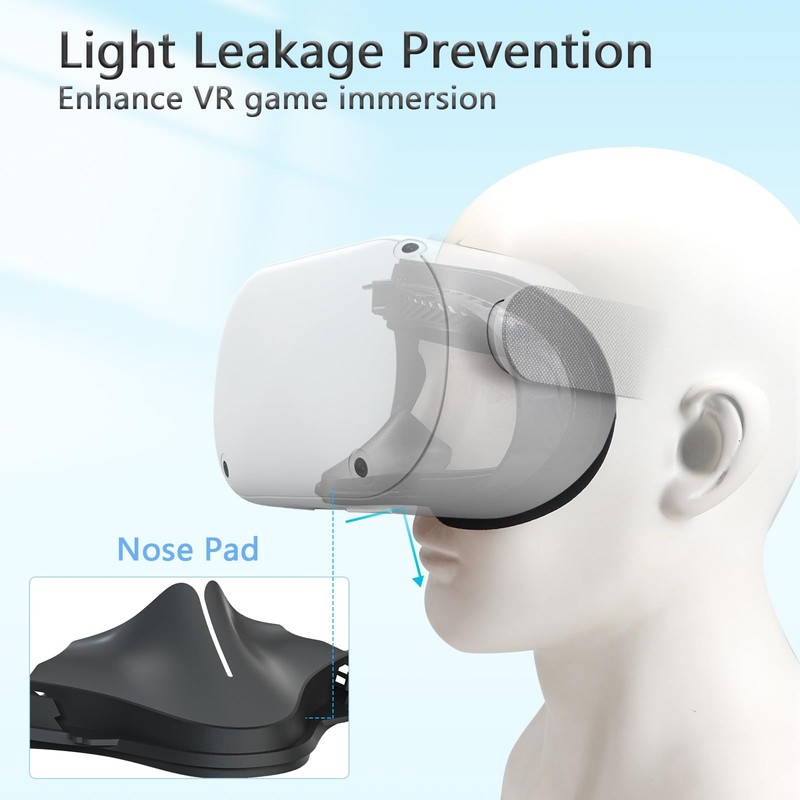 Compatible with Oculus Quest 2 Face Pad Replacement - VR