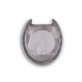 Arthur Court Designs Aluminum Lucky Horseshoe Nut Candy Bowl 5.25 inch Long