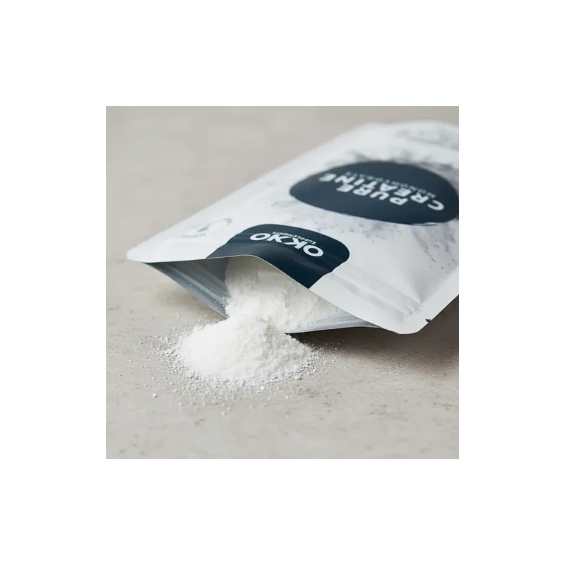 Creatina Monohidratada Pura Okko 150g Sin Sabor