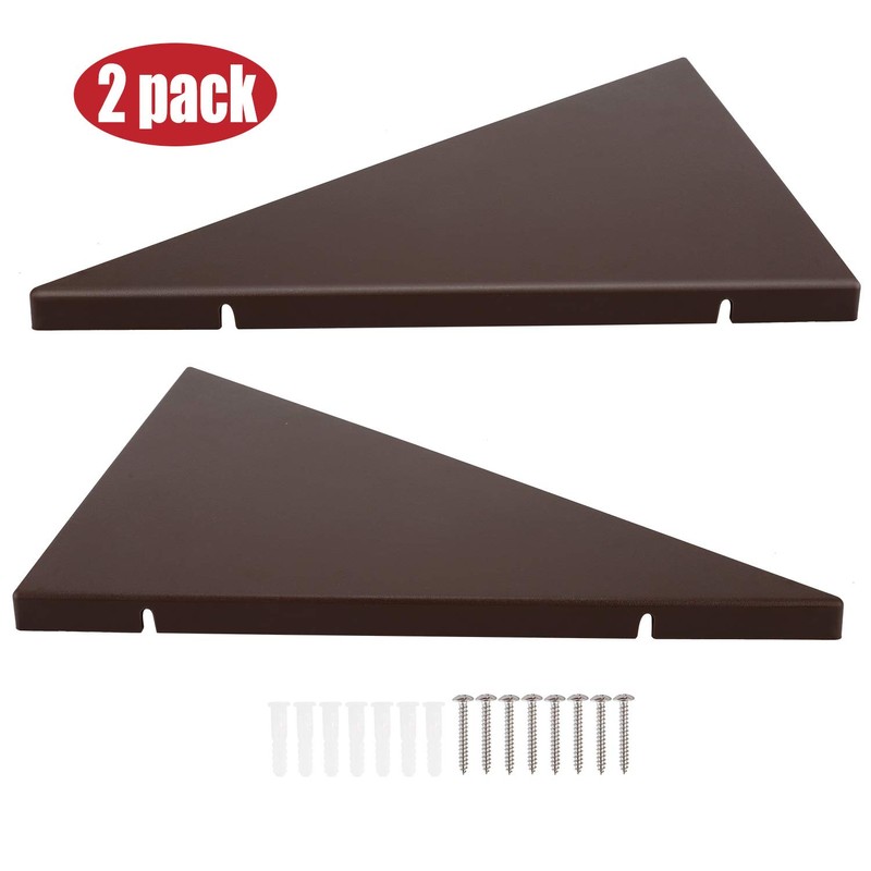 evron Corner Mounting Shelf,Easy to Install Wall Corner Shelf,Frosting Pattern