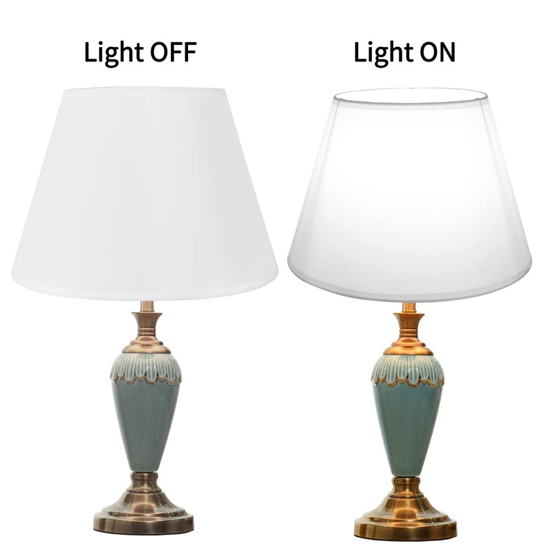 Dulee Simple Table Lampshade, Φ 6.3-12", Bedside Lamp Shade, Wall