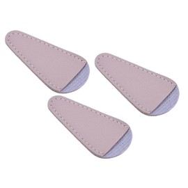 PATIKIL 2.9"x1.5" PU Leather Scissors Sheath, 3 Pack Scissors Cover Protector Portable Collect Bags for Eyebrow Trimming Beauty Tool Protection, Light Purple