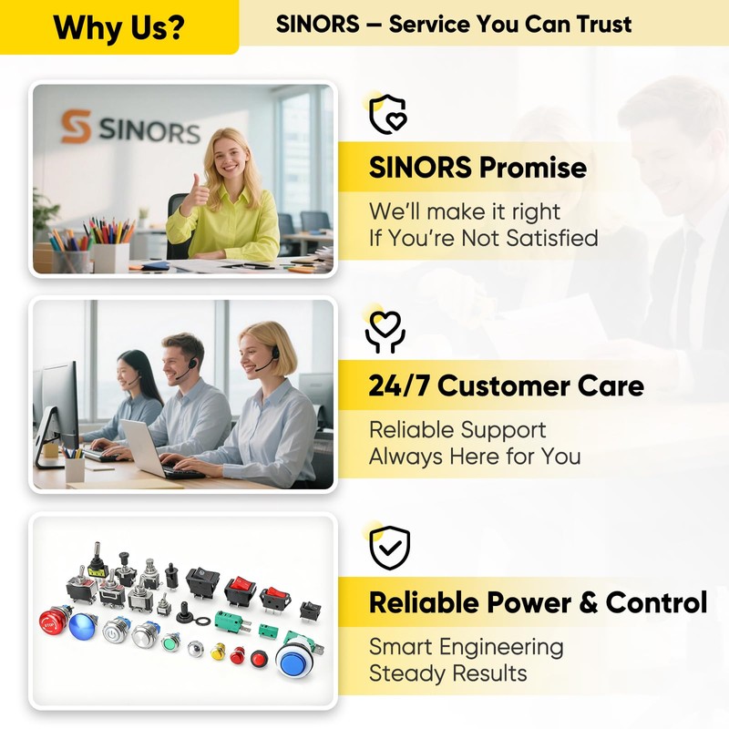 Waterproof Inline Rocker Switch Box AC 110–250V 20A Lighted ON/Off