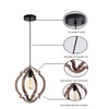 MWZ 3 Pack Farmhouse Pendant Lights Kitchen Island,Rustic 1-Light Small